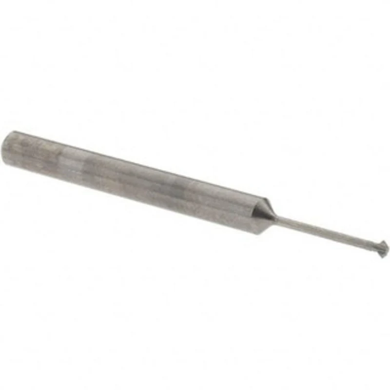 Accupro 1/16 1/16 Cut Diam, 0.031 Cut Width, 1/8 Shank, Solid Carbide Double-Angle Cutter Uncoated, 2 Teeth, 1-1/2 OA...